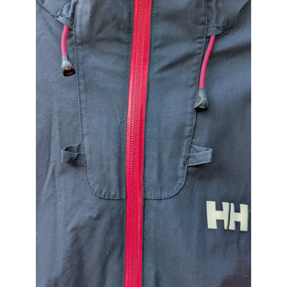 Helly Hansen Sailing Jacket Womens Black Pink Neon SOLAS Hi-Vis Rain Boat 30293 - Picture 10 of 16
